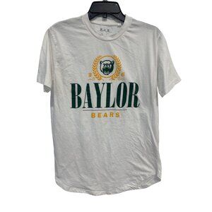 Pressbox Baylor Bears Short Sleeve T Shirt Mens M Crew White Cotton Graphic Tee